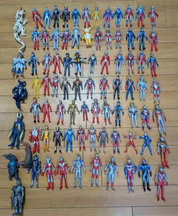 울트라맨 소프트 비닐 묶음 판매 현행 사이즈 구 사이즈 기타 약 80체