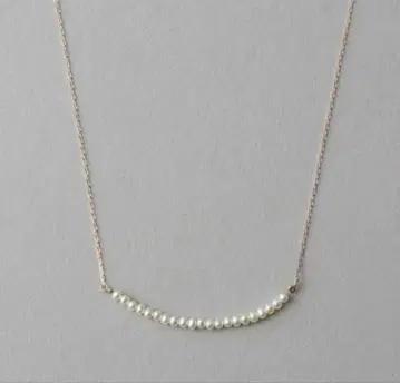 ete K10MPG 담수 펄 목걸이