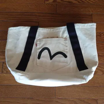 EVISU 토트백 아이보리