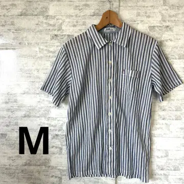 [HushPuppies] 스트라이프 반팔 셔츠 포켓 포함