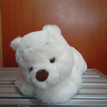 푸우 봉제 인형 디즈니 스토어 한정판 엎드린 봉제 인형 화이트