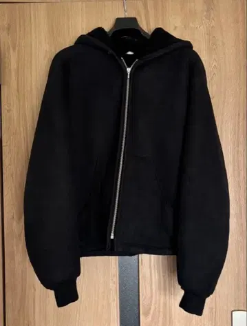 아프레쎄 A.PRESSE ZIP 레더 후디