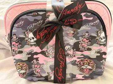 Ed HardyUSA 오리지널 화장품 파우치 2개 세트 미사용 새상품!!