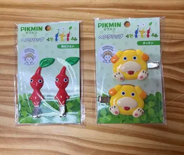 피크민 헤어 클립 2개 세트
