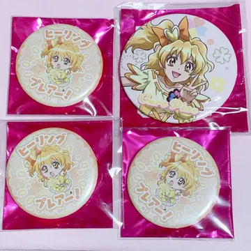 프레쉬 프리큐어 큐어 파인 야마부키 이로리 캔뱃지 4점