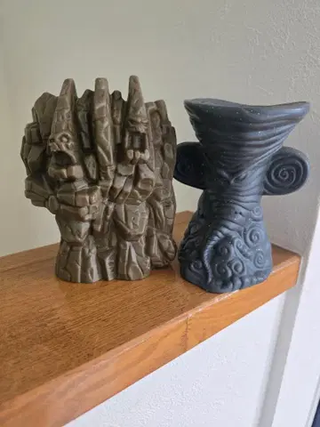 빈티지 디즈니 헤라클레스 락 타이탄 바위 피규어 아메토이