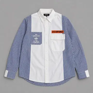 [ AVIREX ] 아비렉스 셔츠 스트라이프 M 긴팔