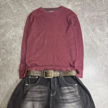 써멀 롱T archive 그런지 y2k 구제 의류 긴팔 티셔츠