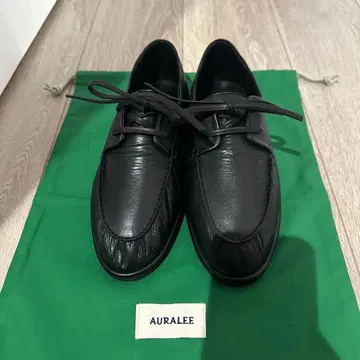 Auralee Soft Leather Deck Shoes 25cm