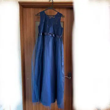 네이비 컬러 드레스