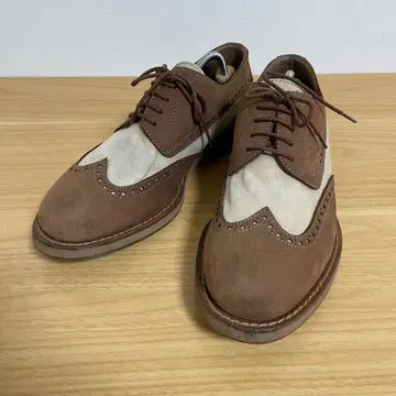 브루넬로쿠치넬리 윙팁 가죽 신발 브라운 계열 42 사이즈