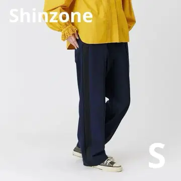 SHINZONE 사이드 스트라이프 팬츠