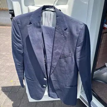 ZARA MAN 네이비 비즈니스 정장