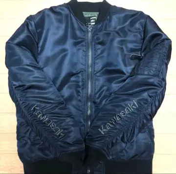 Kawasaki x AVIREX MA-1 프로텍터 라이딩 의류