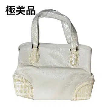 LEATHER JEWELS 악어 무늬 엠보 가죽 2way 핸드백