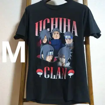 우치하 대집합! Uchiha Clan 티셔츠 NARUTO 2007 M