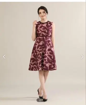 [마리에 루 카세트] 핏앤플레어 원피스 [빅 사이즈 새상품급]