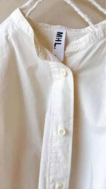 MHL 2023AW 에크루 셔츠