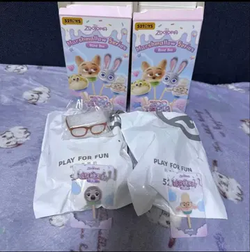 주토피아 마쉬멜로우 시리즈 플로키 브랜드 박스 벨웨더 플래시