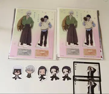 문호 스트레이독스 문스토 스시로 콜라보 아크릴 스탠드 피크 클리어 카드