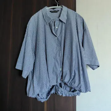 새상품급 mizuiro ind 스트라이프 벌룬 셔츠