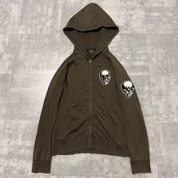 NUMBER (N)INE SS04 skull patch hoodie