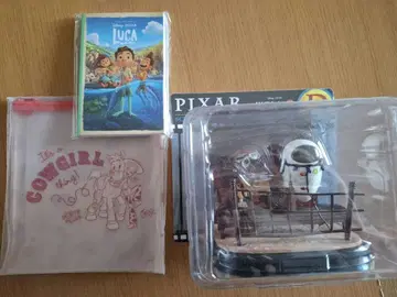 제일복권 PIXAR WALL-E 피규어와 Luca 관련 상품 3세트