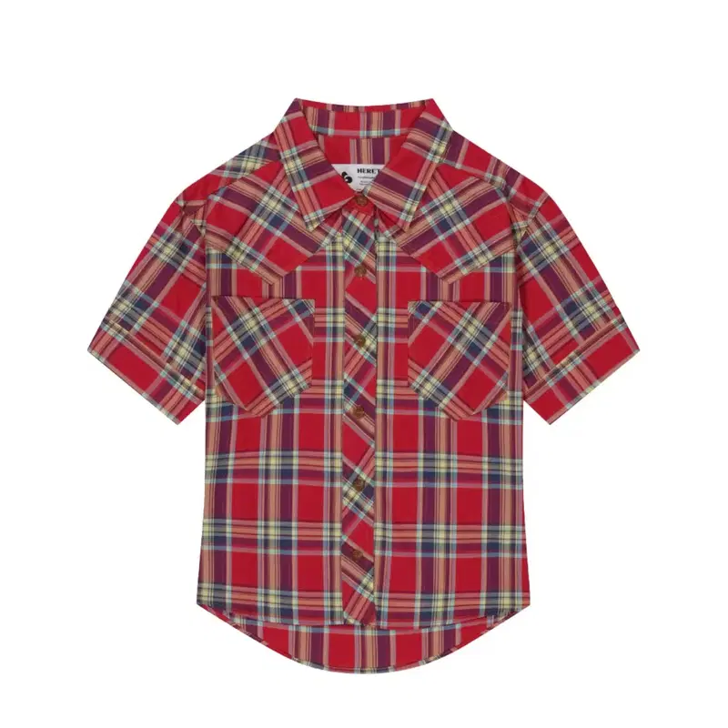 헤레틱 WESTERN CHECK SHORT SLEEVE SHIRT