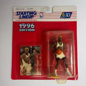 [초레어] NBA 데니스 로드먼 1996 한정판 피규어 케너