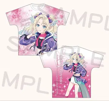 하스노소라 여학원 풀 그래픽 T셔츠 오사와 루리노 (미라쿠라 파크!)