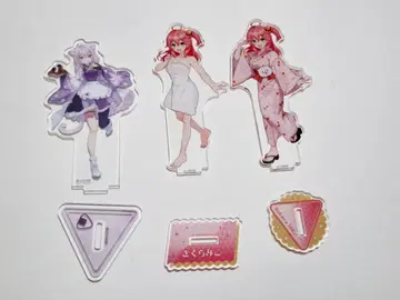 사쿠라미코 네코마타 아크릴 스탠드 극락탕 RAKU SPA 콜라보