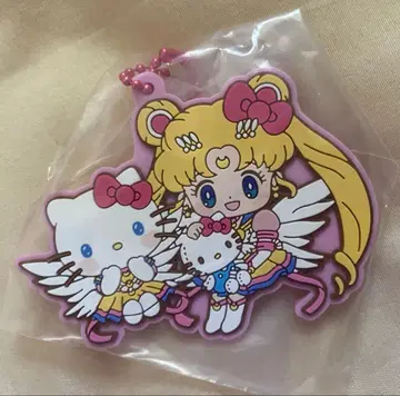 세일러문 산리오 콜라보 헬로키티 러버 마스코트 내부 가방 미개봉품