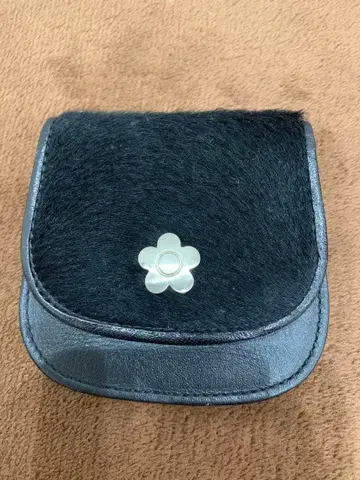 [ 레어 송치 ] 마리퀀트 코인 케이스 동전 지갑 데이지 블랙