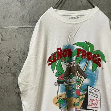 Senor Frogs 팝 아트 프로그 캐릭터 T셔츠