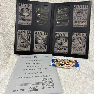 원피스 ONE PIECE 수배서 자수 와펜 루피 에이스