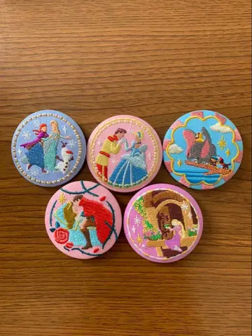 디즈니 자수 캔뱃지