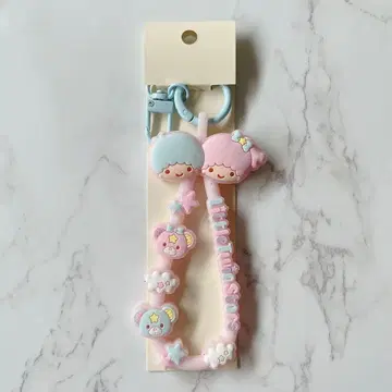 산리오 캐릭터 대상 고무줄 키링 리틀트윈스타
