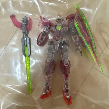 조립 완료 RG(리얼 그레이드) 더블오 퀀터 트랜잠 클리어