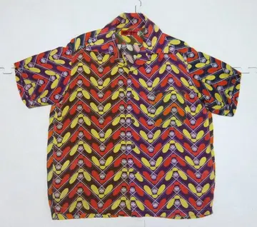 에비수 YAMANE 가몬 레이온 하와이안 셔츠 40 일본제