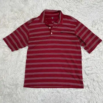 NIKE 나이키 골프 DRI-FIT UV 반팔 피케 셔츠 보더 새상품급