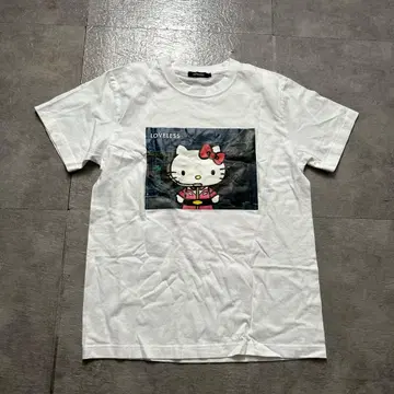 기동전사 건담 x 헬로키티 프린트 T셔츠 LOVELESS 삼양상회
