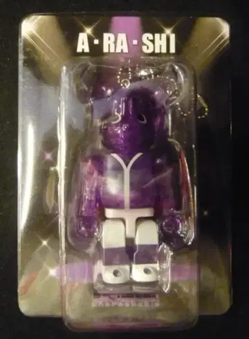 메디콤토이 베어브릭 100% 아라시(보라색) 마츠모토 준/베어브릭