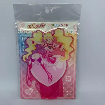 프레쉬 프리큐어 큐어 피치 하트 클로버 아크릴 스탠드