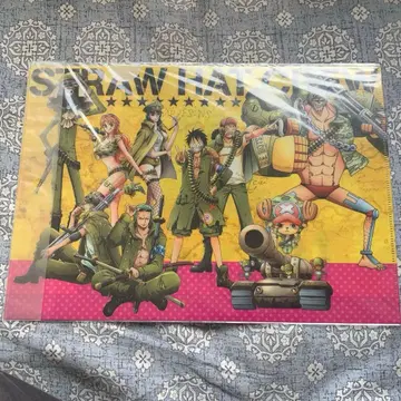 레어 ONEPIECE 무기와라 스토어 2주년 기념 클리어 파일