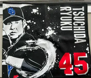 주니치 드래곤즈 류쿠 FC 먹그림풍 타월