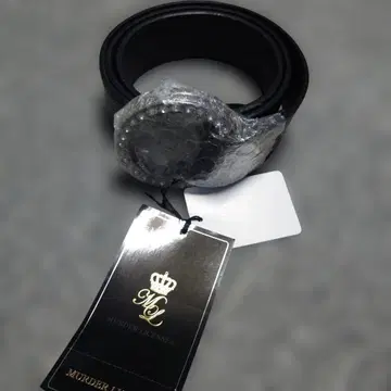 MURDER LICENSE 반지 벨트 블랙 소가죽