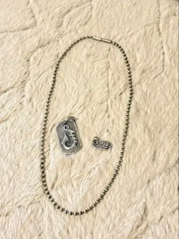 BWL (Bill Wall Leather) 목걸이 & 참 세트