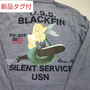 택 포함 새상품 AVIREX 아비렉스 탕가리 셔츠