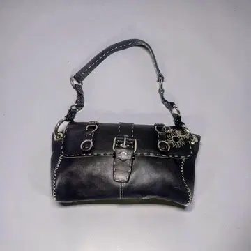 00s archive shoulder bag leather y2k