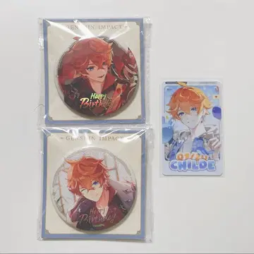 원신 생일 캔뱃지 카드 타르탈리아